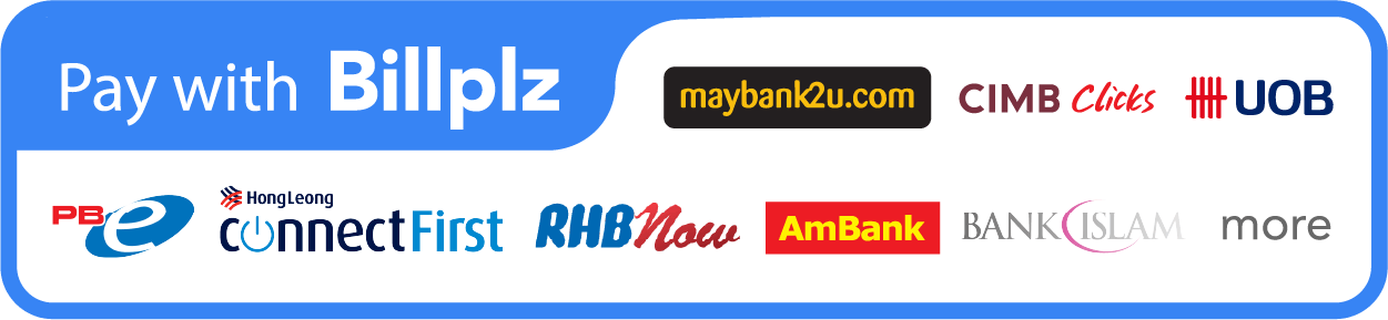 Bayar Secara Online Transfer FPX (Barang sampai 2-5 hari)